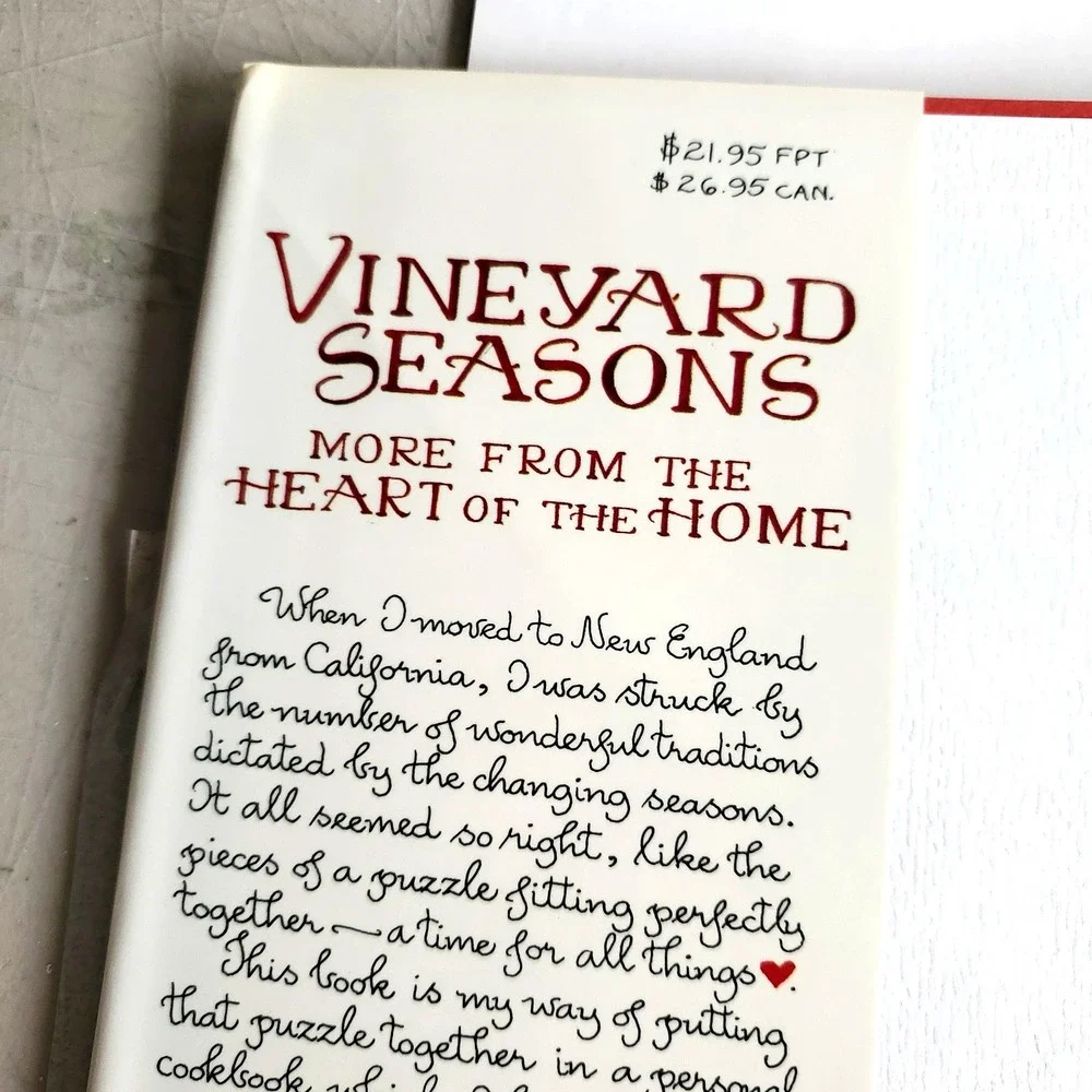 Susan Branch Heart of the Home Vineyard Seasons Notes from Vineyard Kitchen lot